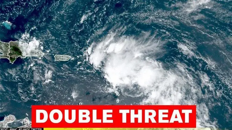 US Gulf Coast threatened by two simultaneous storms