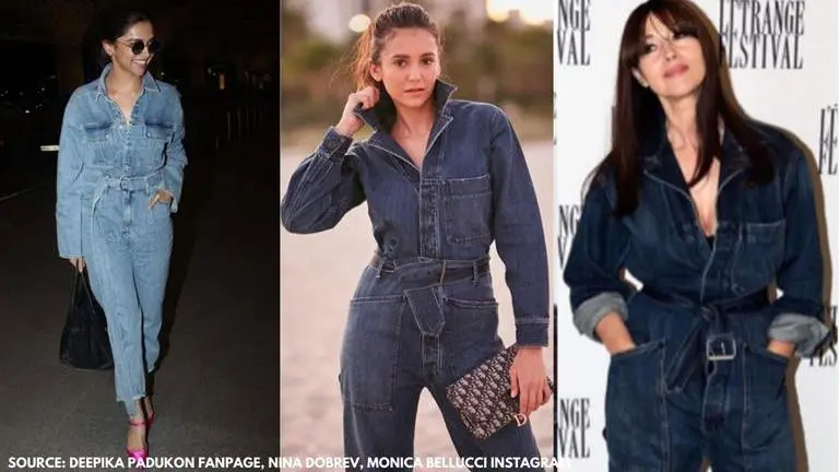 Deepika Padukone, Nina Dobrev, Monica Bellucci, who wore all-denim jumpsuit better? Deepika Padukone