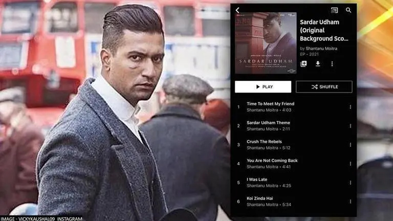 Vicky Kaushal, Sardar Udham music score