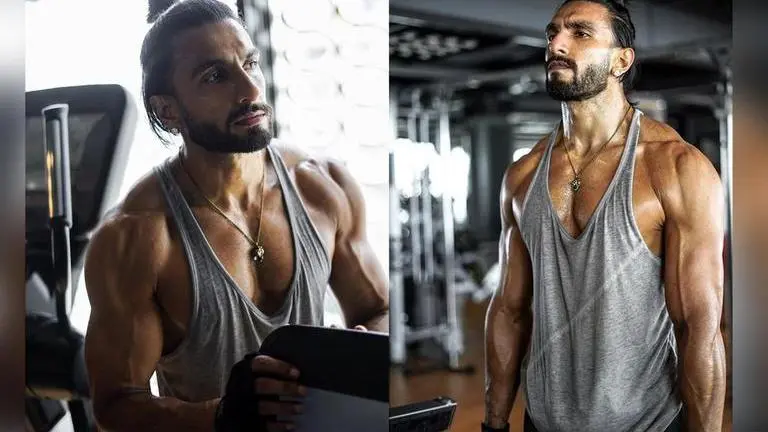 Ranveer Singh gives away some Monday Motivation with pumped-up photos from gym Ranveer Singh