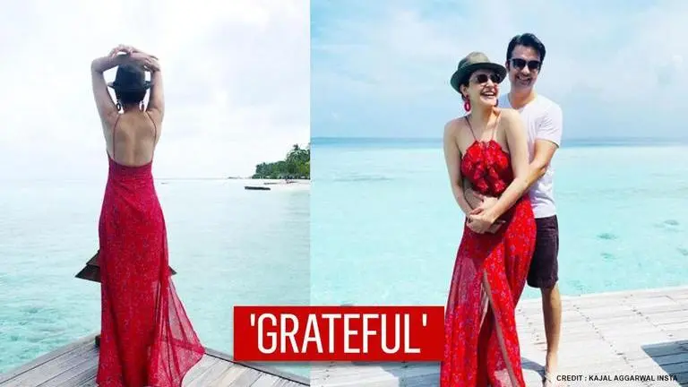 Kajal Aggarwal and Gautam Kitchlu share stunning pictures from their Maldives honeymoon Kajal Aggarwal