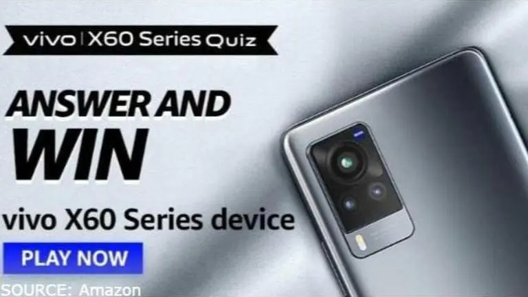 amazon vivo x60 quiz