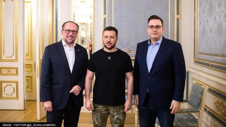 Zelenskyy meets Foreign Ministers of Czech Republic, Austria; discusses further assistance Ukraine