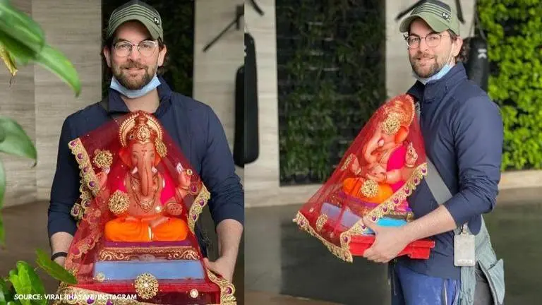 Neil Nitin Mukesh brings home eco-friendly 'Bappa' for the first time in 27 years Neil Nitin Mukesh