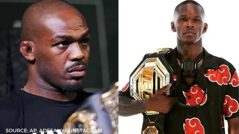 Israel Adesanya and Jon Jones