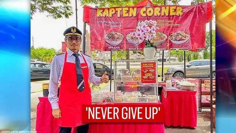 Pilot trades cockpit for cooking pot, opens ‘Kapten corner’ food stall amid COVID crisis Pilot