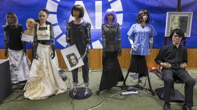 At AI conference, robots vow not to steal jobs, rebel against humans Robots