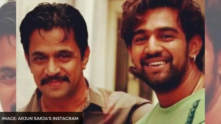 Arjun Sarja remembers late Chiranjeevi Sarja on the actor's first death anniversary Arjun Sarja