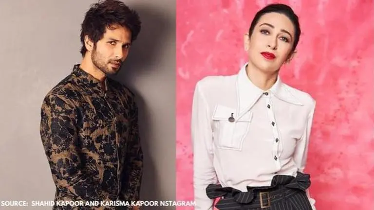 Karisma Kapoor shares video from her film; fans spot Shahid Kapoor in background Karisma Kapoor