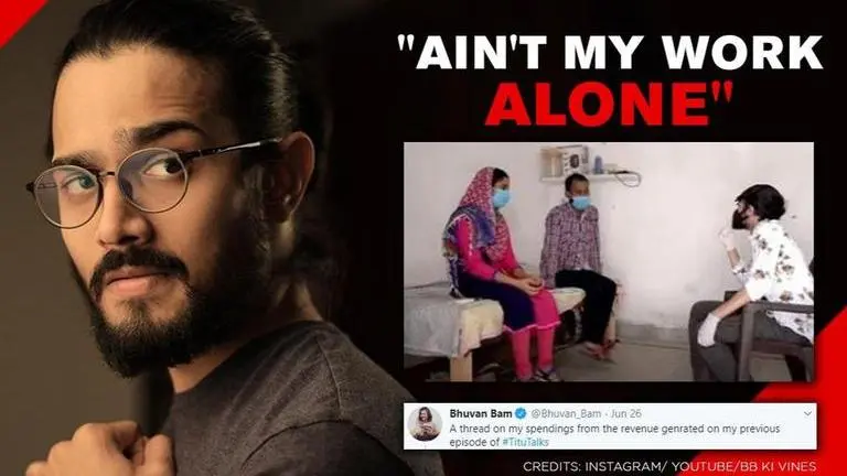 Bhuvan Bam reveals earnings from #TituTalks episode and how it was used to help amid covid Bhuvan Bam reveals earnings from #TituTalks episode & how it was used to help amid covid