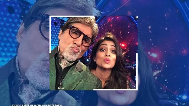 Shriya Saran asks fans to 'find her' in latest post with Amitabh Bachchan Shriya Saran
