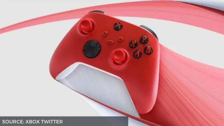 red xbox series x controller