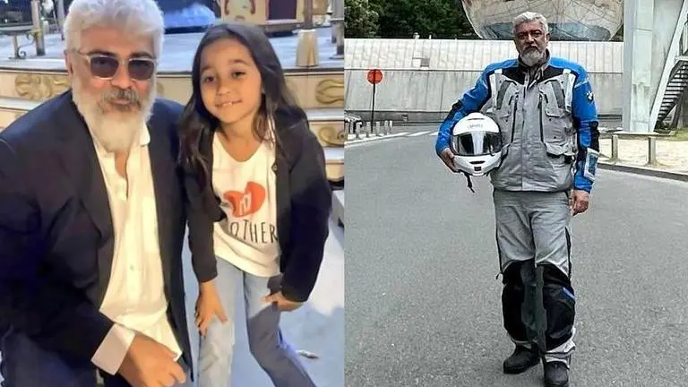 Ajith Kumar signs fan's jersey, poses for pics as he meets them amid biking trip in Europe ajith kumar