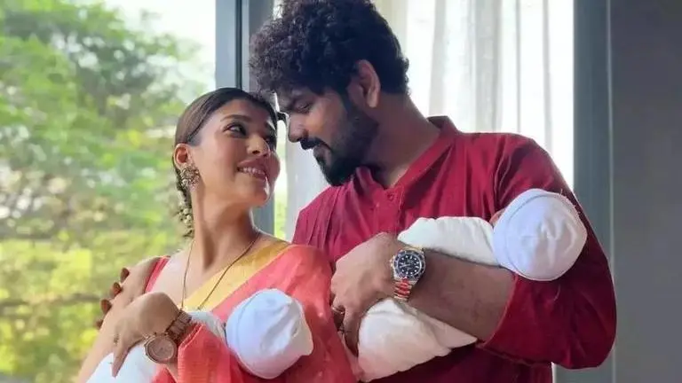 Nayanthara spends 'simple Sunday moment' with son Uyir, Vignesh Shivan captures glimpse Nayanthara and Vignesh Shivan