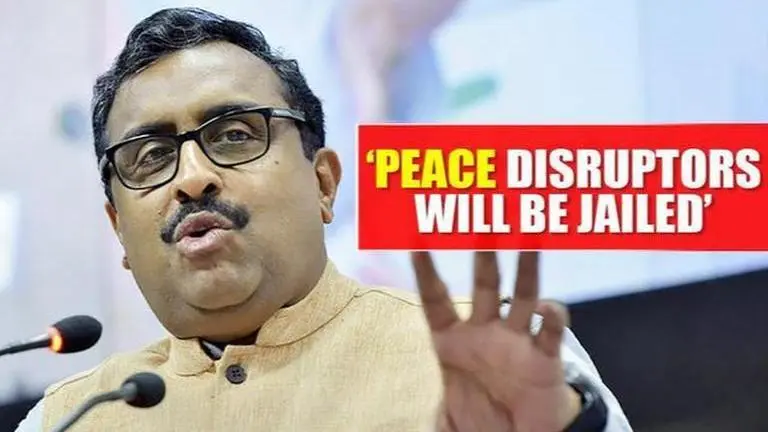 Those harming peace process in J&K will be jailed: Ram Madhav Kashmir