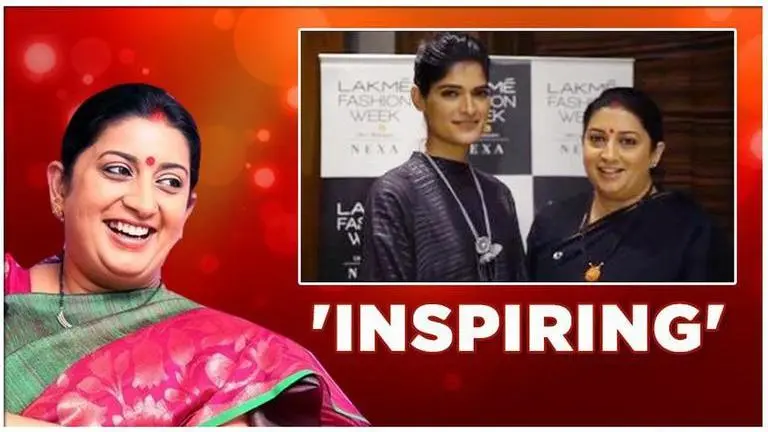 Smriti Irani shares model Nisha Yadav's story, netizens applaud Rajasthani model