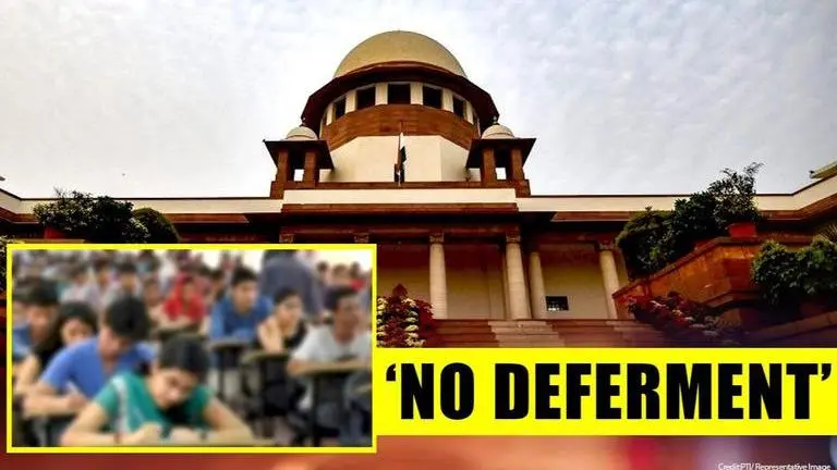 Supreme Court rejects NEET 2020 postponement plea: says exams to be conducted as scheduled