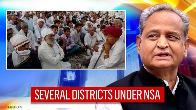 Rajasthan Government places several districts under NSA ahead of Gurjar agitation Rajasthan