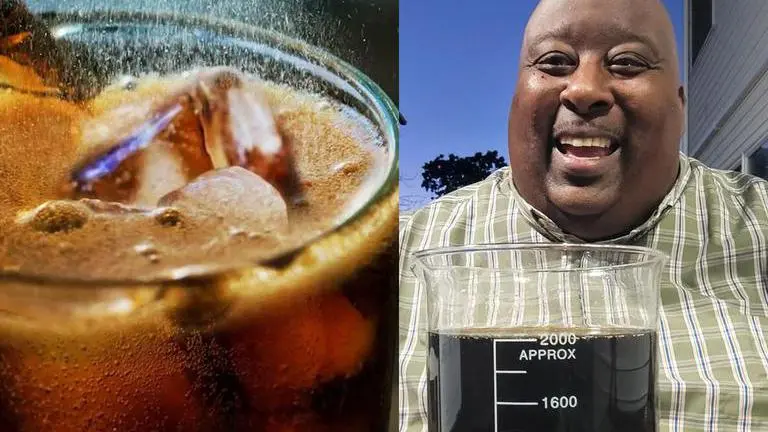 Guinness World Records shares video of man gulping 2 litres of soda in seconds | Watch Guinness World Record