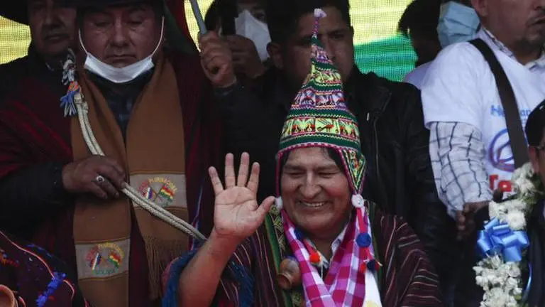 Evo Morales returns to Bolivia, ending year in exile
