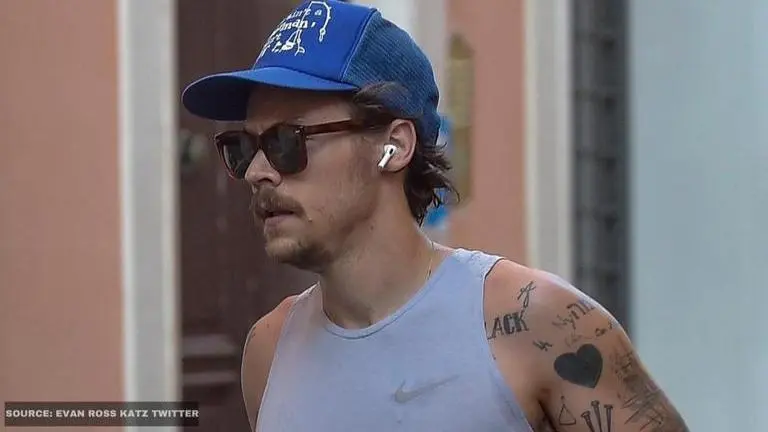 Harry Styles' moustache is 'majestic' for some and 'hairy' for others; Twitterati react Harry Styles' mustache