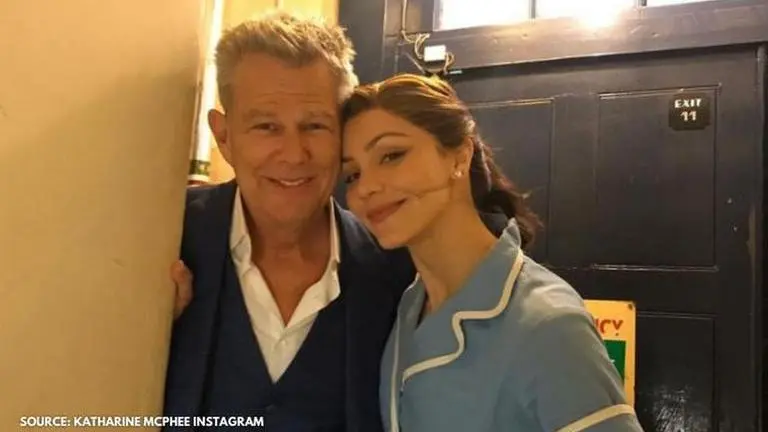 Katharine McPhee's husband David Foster was annoyed at her for revealing their son's name Katharine McPhee