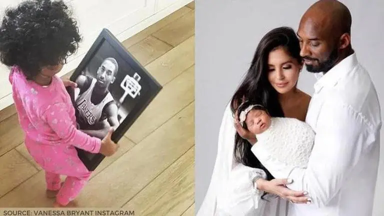 Vanessa Bryant posts short video of Capri calling Kobe "Dada" while holding his photo vanessa bryant