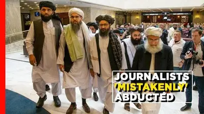 Taliban 'mistakenly' abducts journalists, amid impeding peace deal Taliban