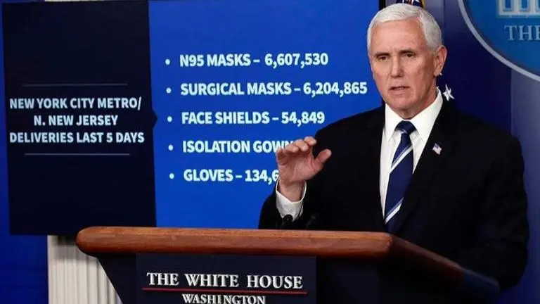 Health experts question Pence campaigning as essential work