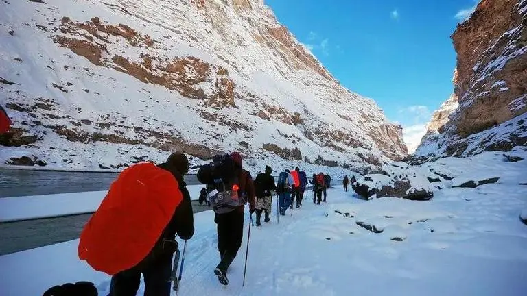 Ladakh: Chadar Trek-2020 flags off with first batch of tourists Ladakh