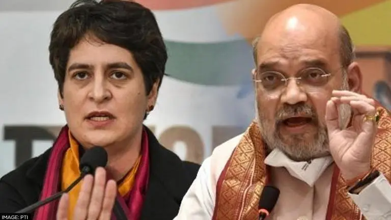 Priyanka Gandhi Vadra slams Amit Shah, calls his remark on women security in UP 'jumla' Priyanka Gandhi Vadra