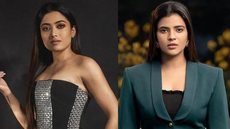 Rashmika Mandanna reacts to Aishwarya Rajesh clarification on playing Srivalli Rashmika Mandanna
