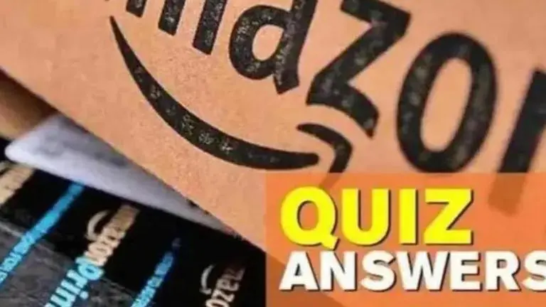 Amazon quiz answers today, March 3 2021: Amazon Rs 15,000 quiz answers amazon quiz