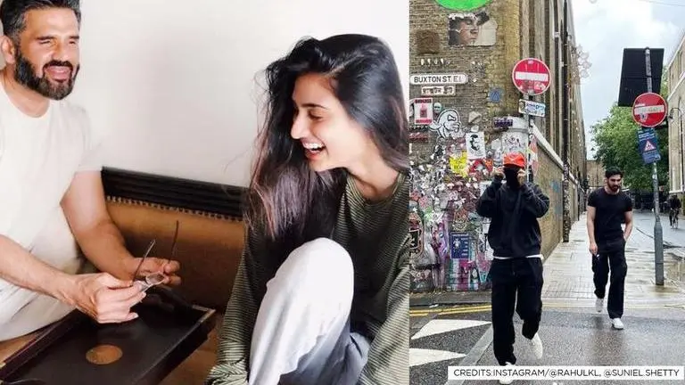 KL Rahul bonds with rumoured girlfriend Athiya's brother; Suniel Shetty has sweet reaction KL Rahul, Athiya Shetty