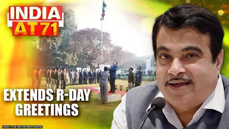 Nitin Gadkari wishes nation on Republic Day, unfurls Tricolour at his residence Nitin
