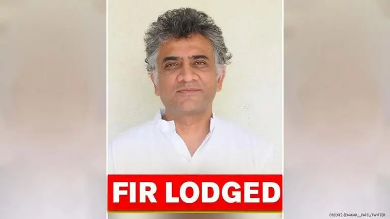 FIR lodged against Aakar Patel in Surat for promoting enmity between different groups Aakar Patel
