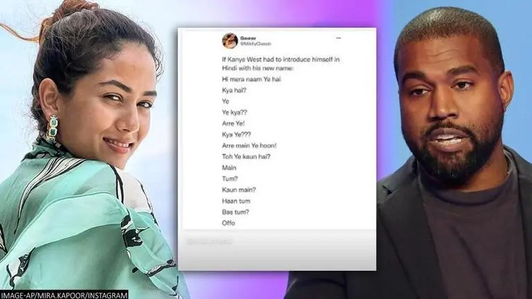 Mira Rajput in splits after reading filmy post on Kanye West's 'Ye' name change mira rajput, kanye west