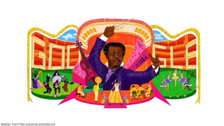 Google Doodle pays homage to Creole composer Edmond Dede on his 194th ...