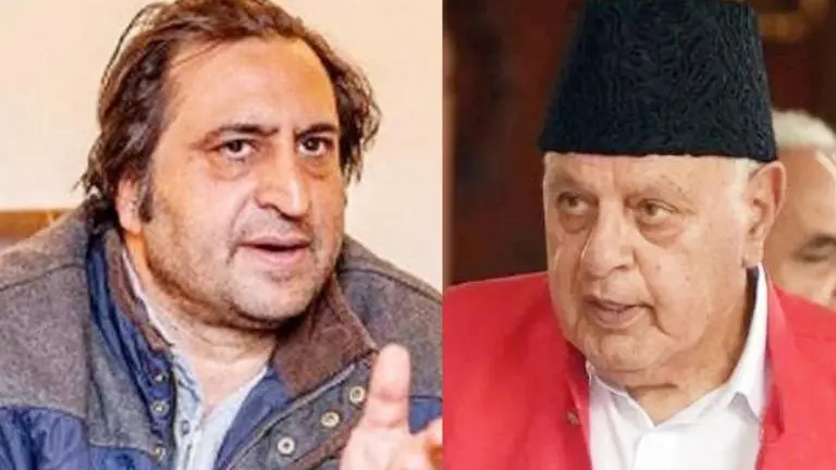 Sajad Lone flays NC's U-turn over J&K delimitation panel; 'at least show some pretense' Sajad Lone, Farooq Abdullah