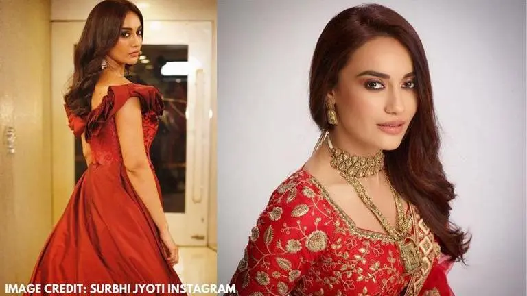 Surbhi Jyoti's photos that show her love for red outfits, see pics Surbhi Jyoti