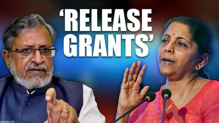 Sushil Modi urges FM Sitharaman to release grants worth Rs 7,434 crore for Bihar Sushil Modi