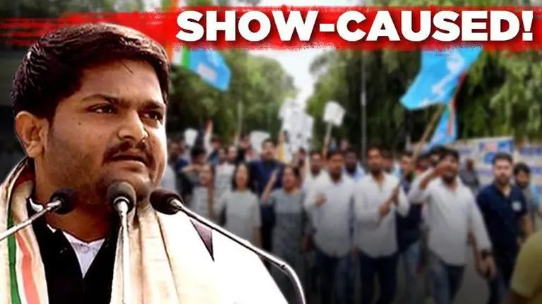 NSUI issued showcause notice over Hardik Patel's presence at its event NSUI