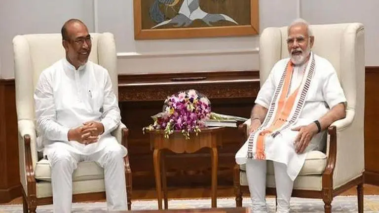 Manipur CM Biren Singh meets PM Modi in Delhi; apprises him about state govt's initiatives Manipur