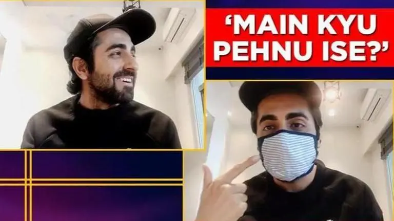 'Mujhe Mask Kyun Pehen-na hai?': Ayushmann Khurrana pens moving poem amid COVID-19 crisis Ayushmann Khurrana