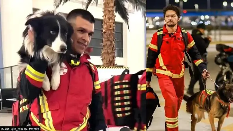 Mexico's rescue team dogs leave for quake-hit Turkey to help with relief efforts: WATCH Turkey earthquake
