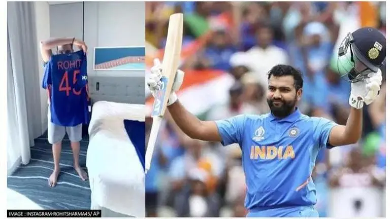 Rohit Sharma reveals reason behind choosing 45 as his jersey number for Team India Rohit Sharma, Rohit Sharma jersey
