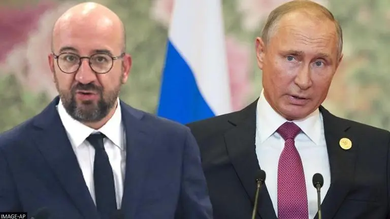 EU chief Charles Michel discusses Belarus migrant crisis and Ukraine with Putin EU