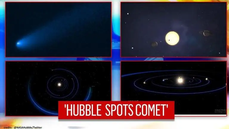 Video: Hubble spots comet that found 'temporary parking place' near Jupiter’s asteroids Hubble