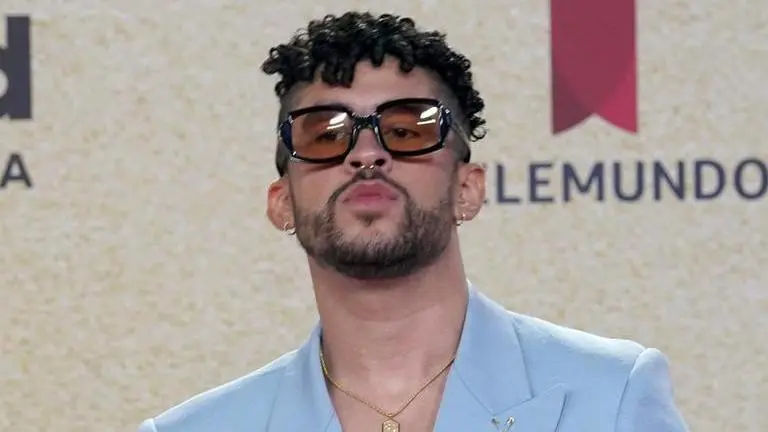 Bad Bunny signs for El Muerto from Spider-Man world; to be 1st Latin superhero for Marvel Spider-Man, bad bunny pictures, bad bunny photos, bad bunny smiling, bad bunny at event, bad bunny singer