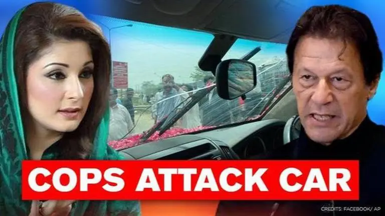 Imran Khan govt under fire after police attacks opposition leader Maryam Nawaz's car Maryam Nawaz Sharif